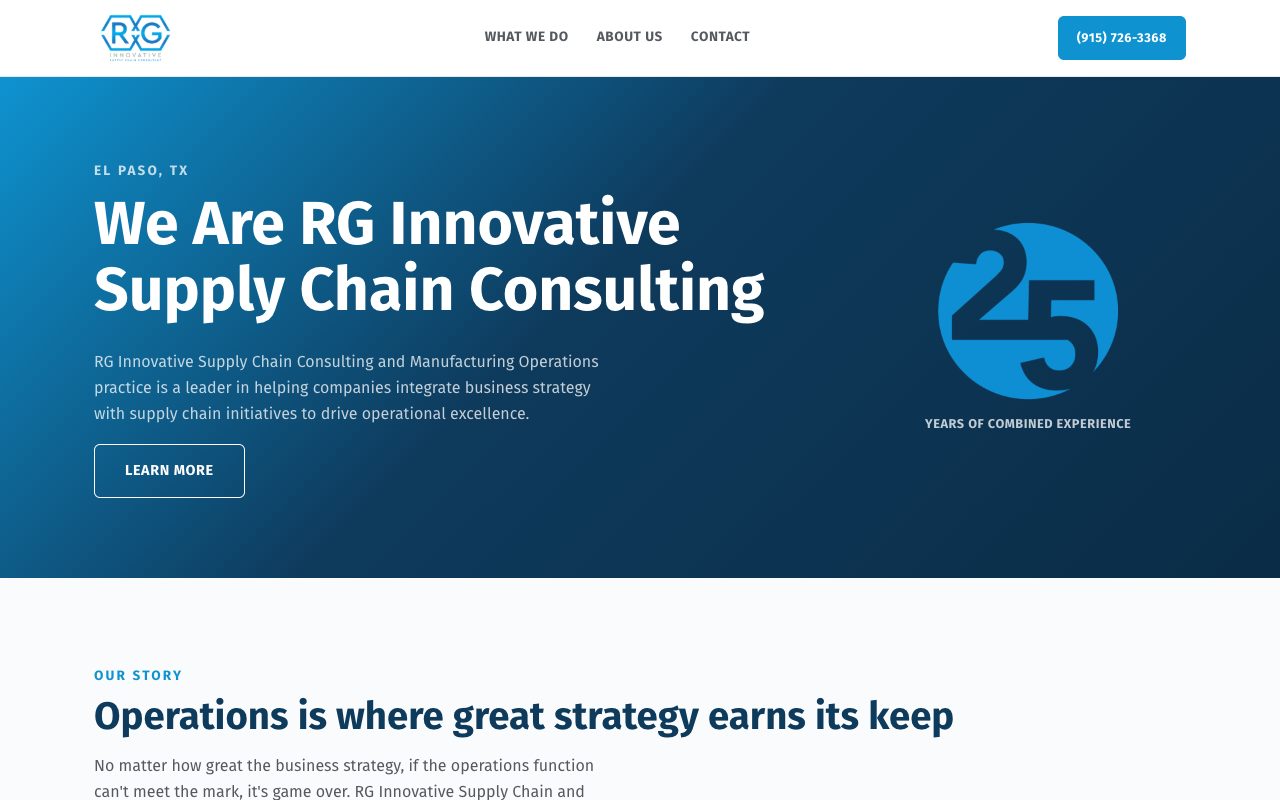 RG Innovative's new website